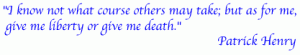 Patrick Henry Quote